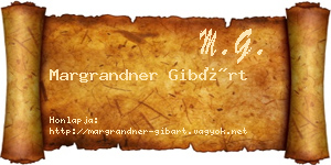 Margrandner Gibárt névjegykártya